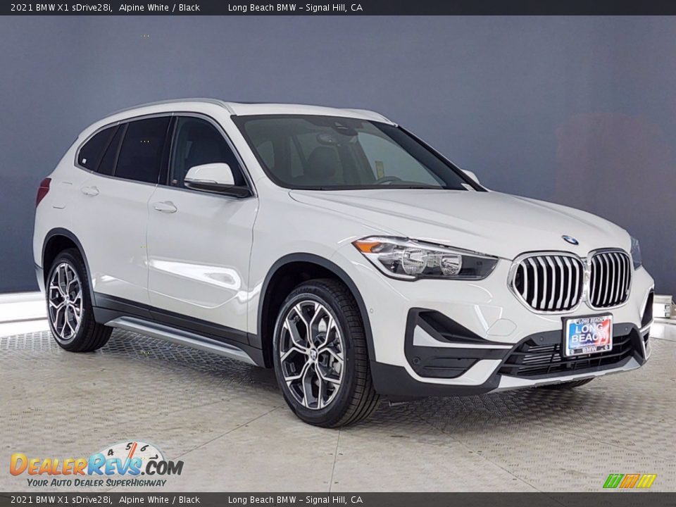 2021 BMW X1 sDrive28i Alpine White / Black Photo #27