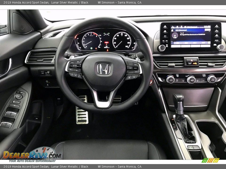 2019 Honda Accord Sport Sedan Lunar Silver Metallic / Black Photo #4