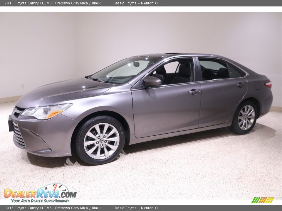 2015 Toyota Camry XLE V6 Predawn Gray Mica / Black Photo #3