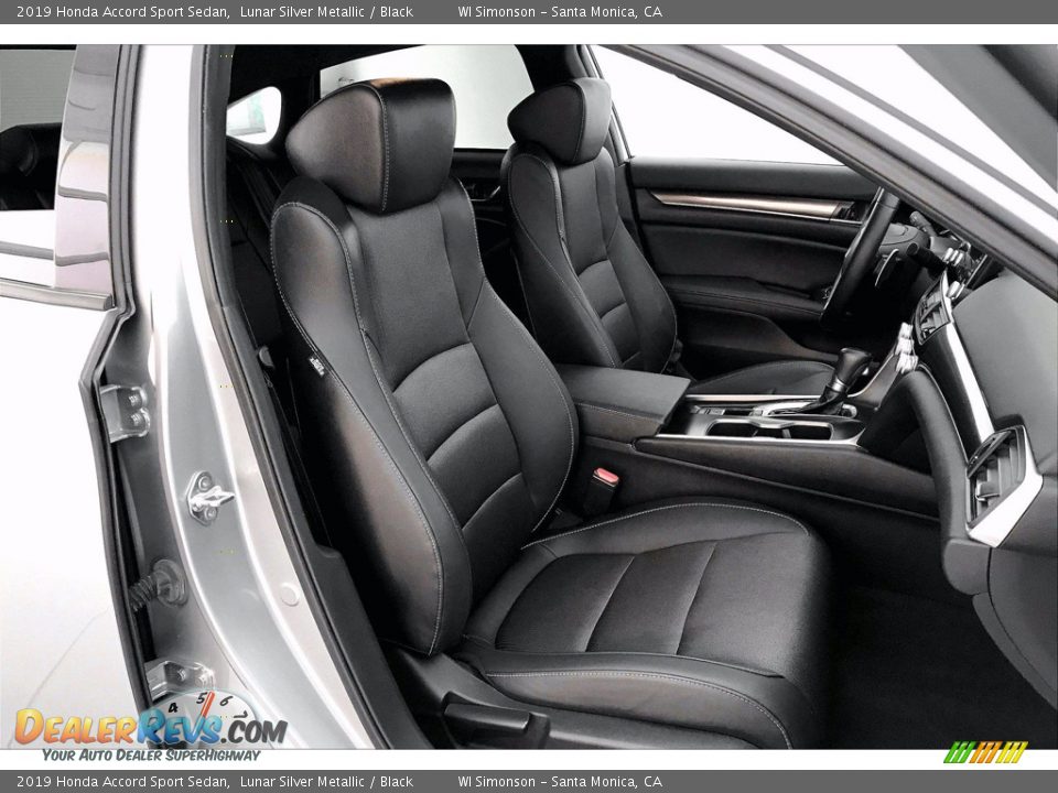 2019 Honda Accord Sport Sedan Lunar Silver Metallic / Black Photo #6