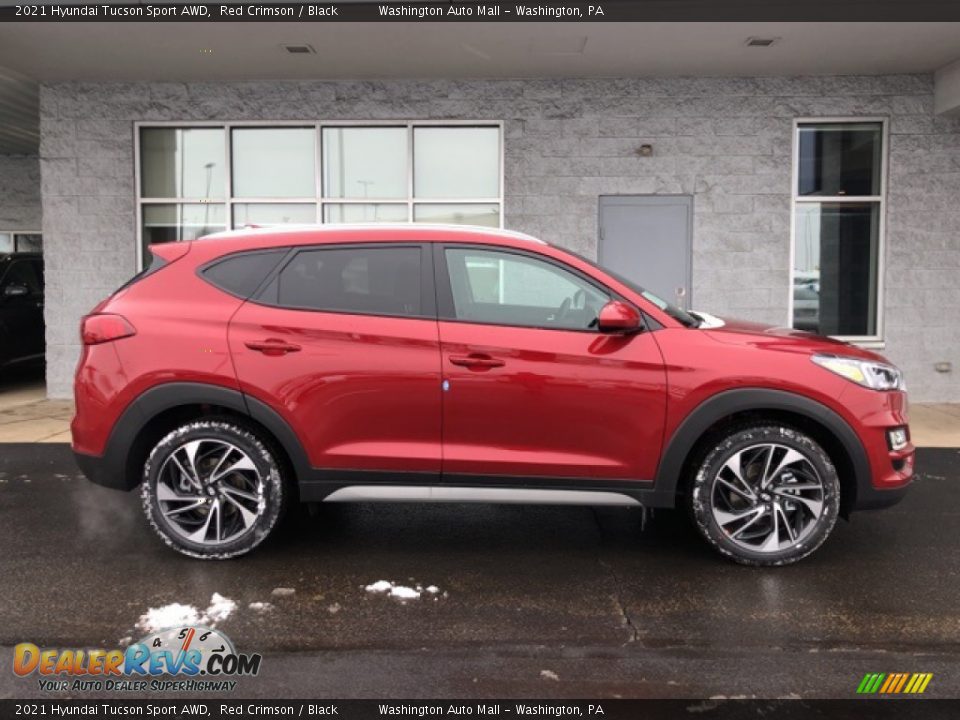 2021 Hyundai Tucson Sport AWD Red Crimson / Black Photo #2