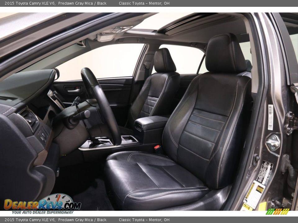 2015 Toyota Camry XLE V6 Predawn Gray Mica / Black Photo #5