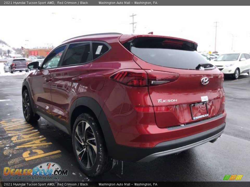 2021 Hyundai Tucson Sport AWD Red Crimson / Black Photo #3