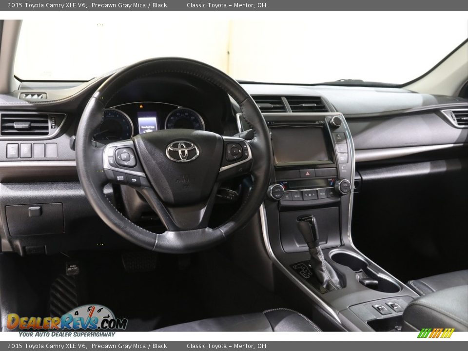 2015 Toyota Camry XLE V6 Predawn Gray Mica / Black Photo #6