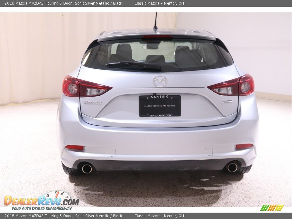 2018 Mazda MAZDA3 Touring 5 Door Sonic Silver Metallic / Black Photo #19
