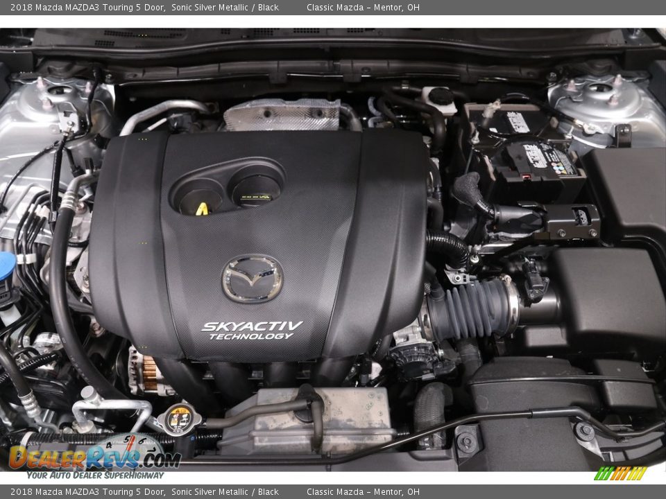 2018 Mazda MAZDA3 Touring 5 Door Sonic Silver Metallic / Black Photo #20