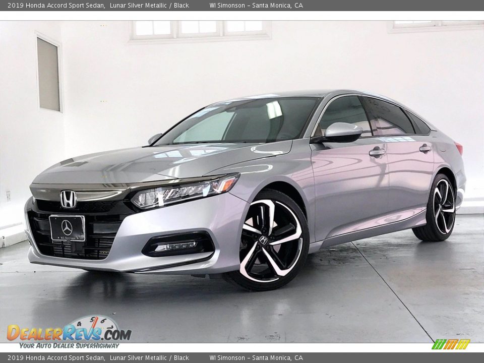 2019 Honda Accord Sport Sedan Lunar Silver Metallic / Black Photo #12