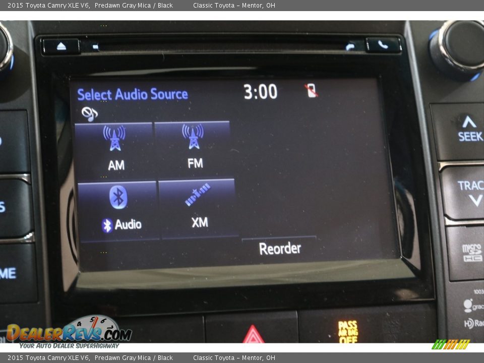 2015 Toyota Camry XLE V6 Predawn Gray Mica / Black Photo #11