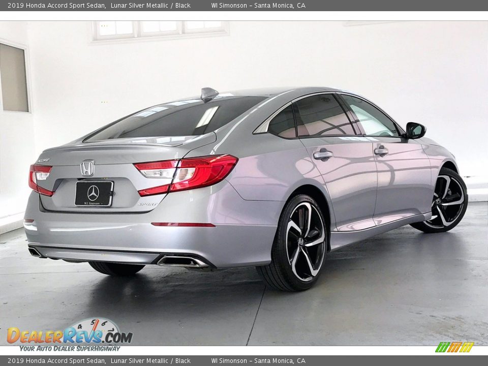 2019 Honda Accord Sport Sedan Lunar Silver Metallic / Black Photo #13