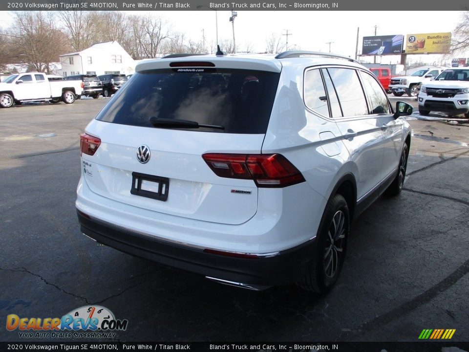 2020 Volkswagen Tiguan SE 4MOTION Pure White / Titan Black Photo #4