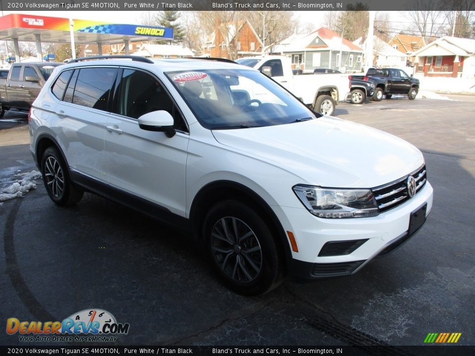 2020 Volkswagen Tiguan SE 4MOTION Pure White / Titan Black Photo #5