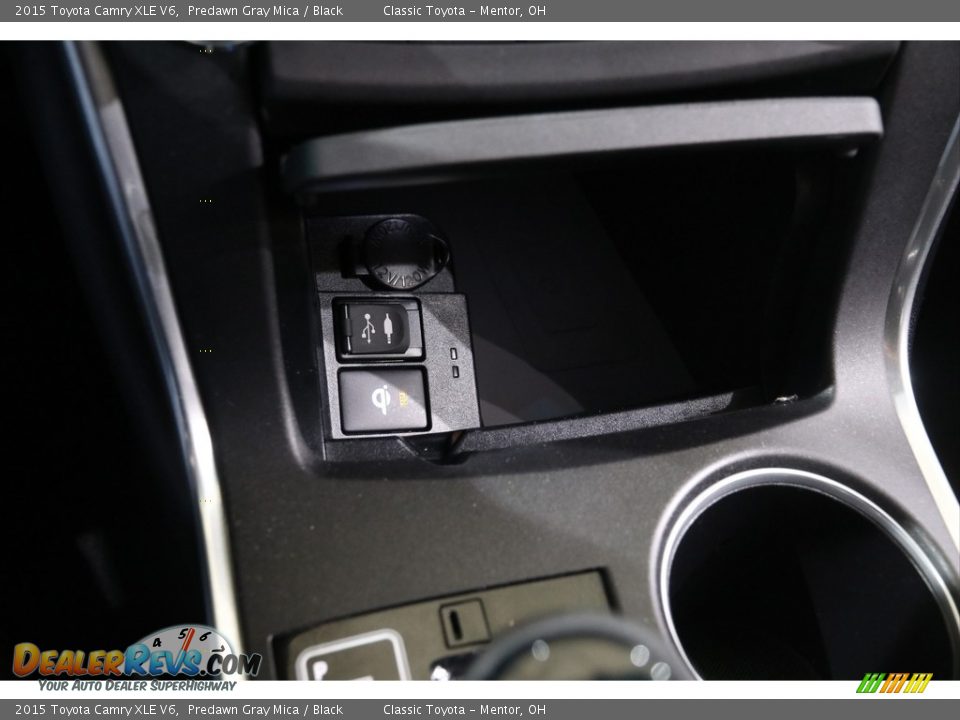 2015 Toyota Camry XLE V6 Predawn Gray Mica / Black Photo #16