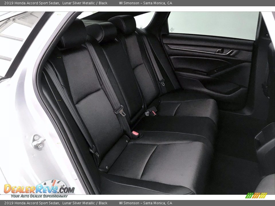 2019 Honda Accord Sport Sedan Lunar Silver Metallic / Black Photo #19