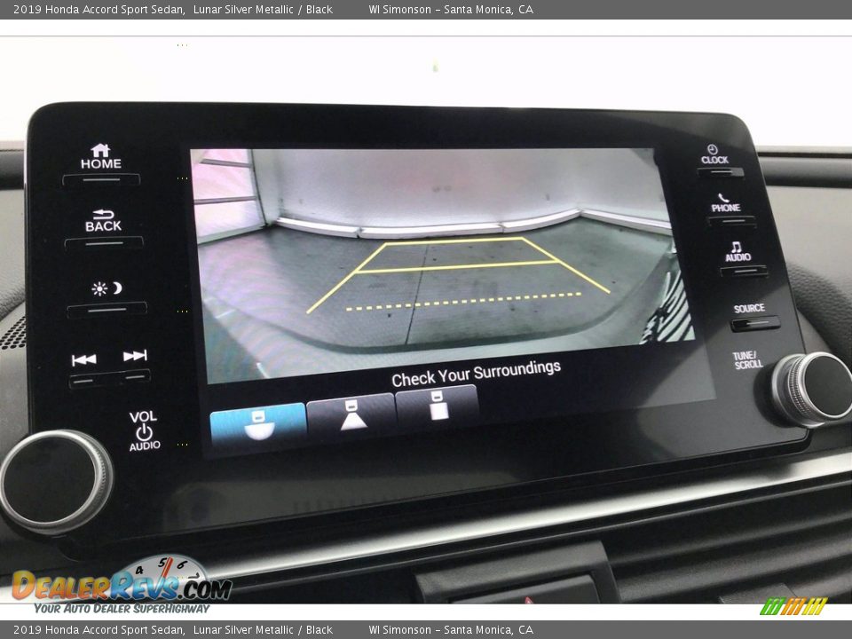 2019 Honda Accord Sport Sedan Lunar Silver Metallic / Black Photo #24
