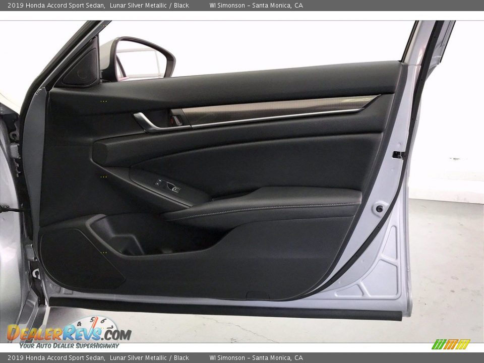 2019 Honda Accord Sport Sedan Lunar Silver Metallic / Black Photo #26