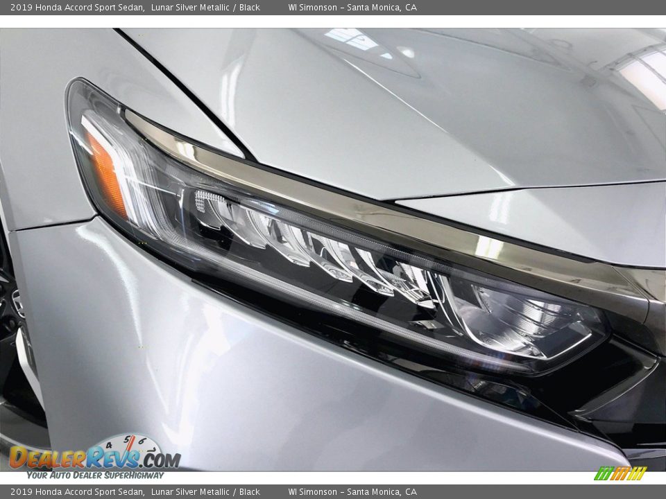 2019 Honda Accord Sport Sedan Lunar Silver Metallic / Black Photo #27