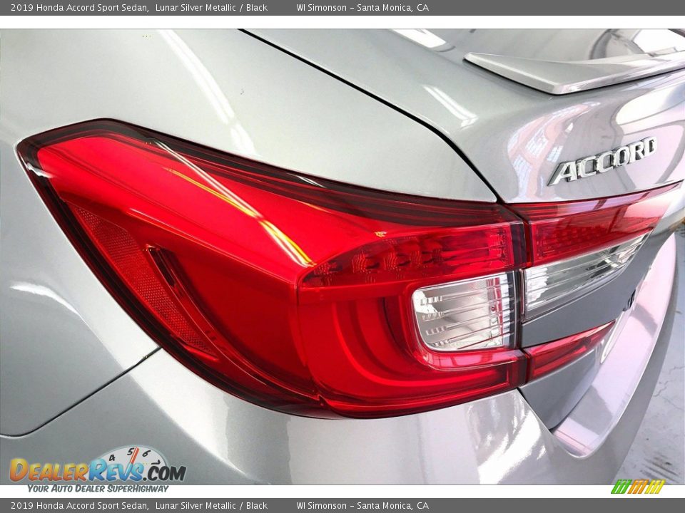 2019 Honda Accord Sport Sedan Lunar Silver Metallic / Black Photo #28