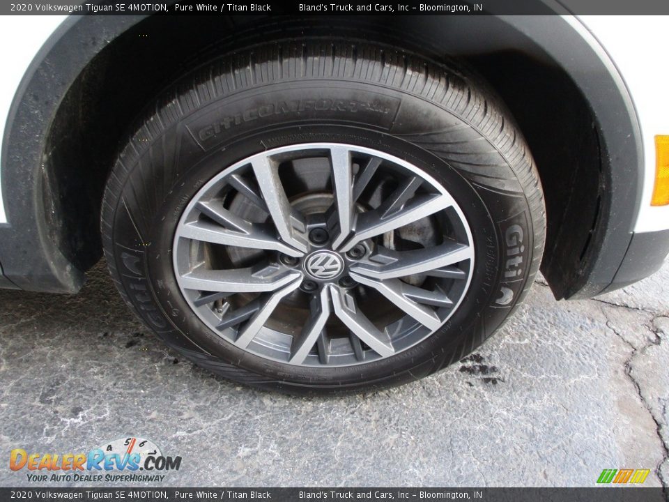 2020 Volkswagen Tiguan SE 4MOTION Pure White / Titan Black Photo #29