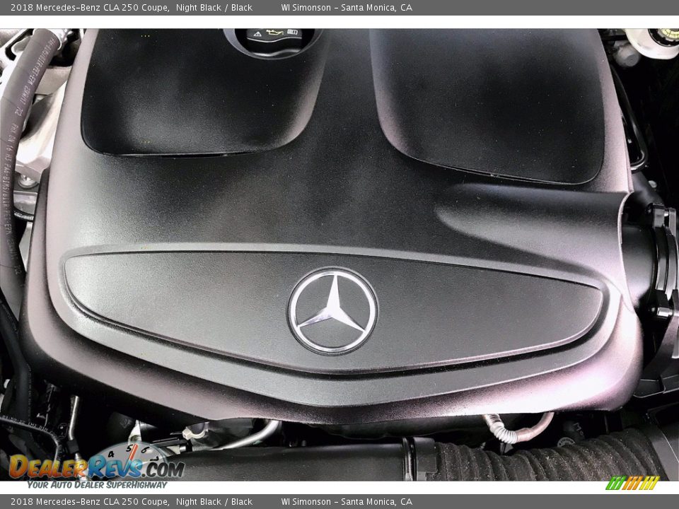 2018 Mercedes-Benz CLA 250 Coupe Night Black / Black Photo #32