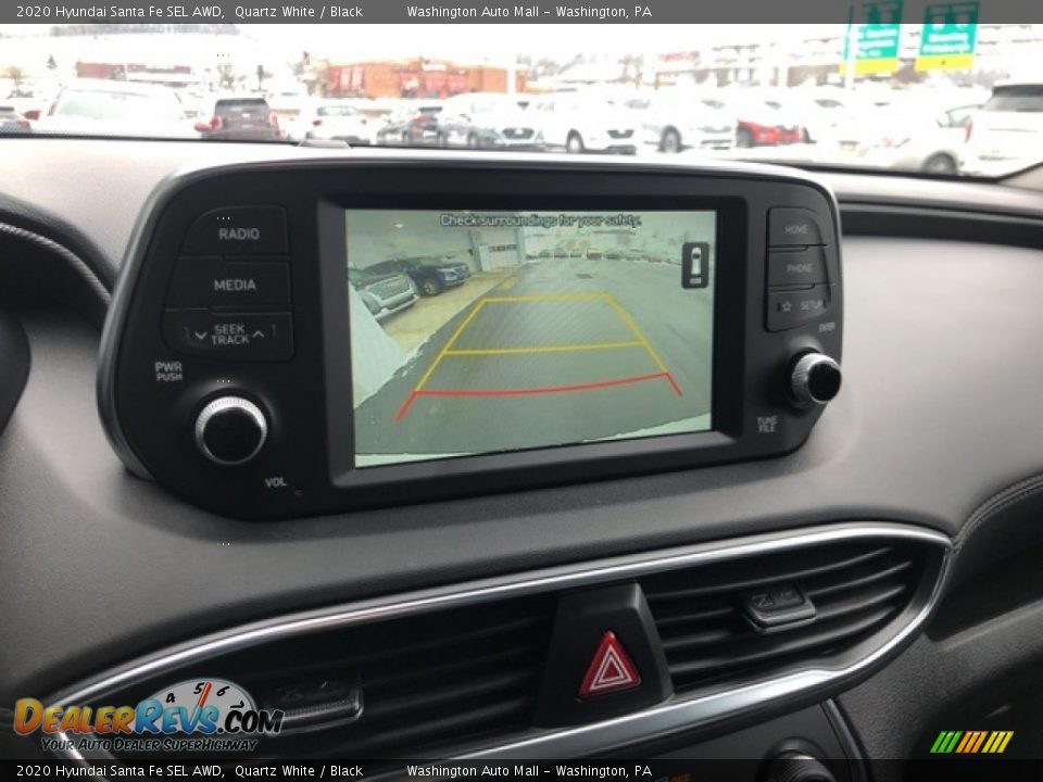 2020 Hyundai Santa Fe SEL AWD Quartz White / Black Photo #6