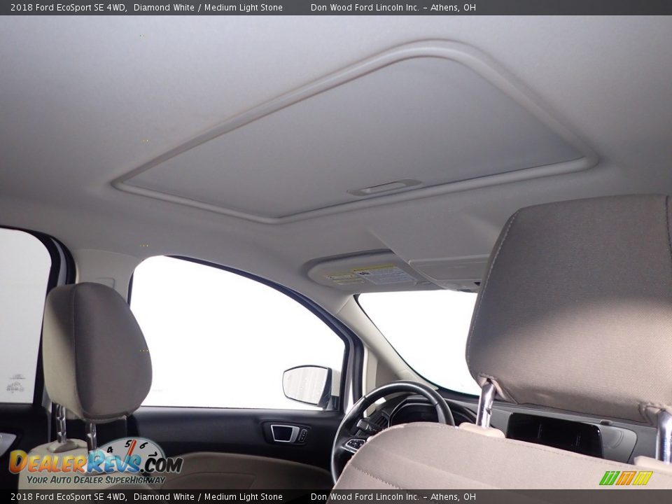 2018 Ford EcoSport SE 4WD Diamond White / Medium Light Stone Photo #2