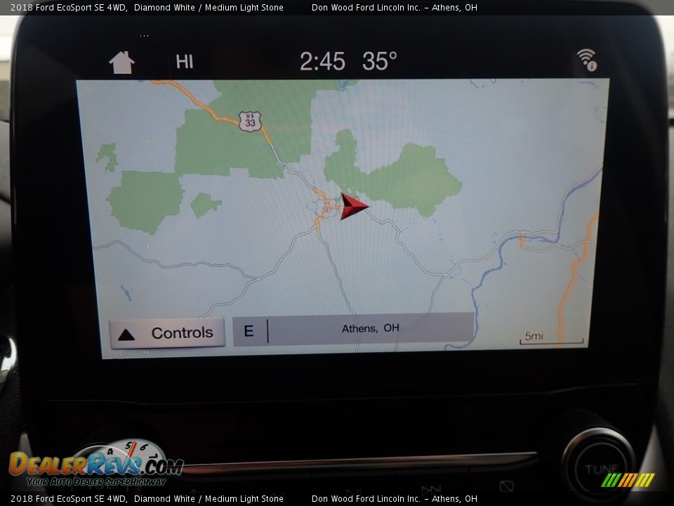 2018 Ford EcoSport SE 4WD Diamond White / Medium Light Stone Photo #3