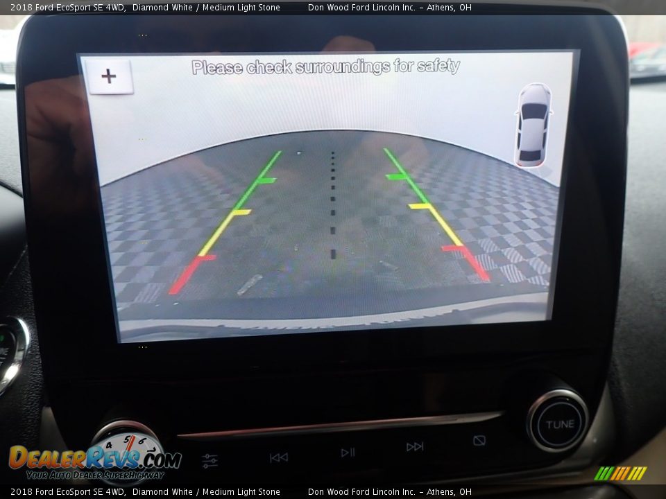 2018 Ford EcoSport SE 4WD Diamond White / Medium Light Stone Photo #4