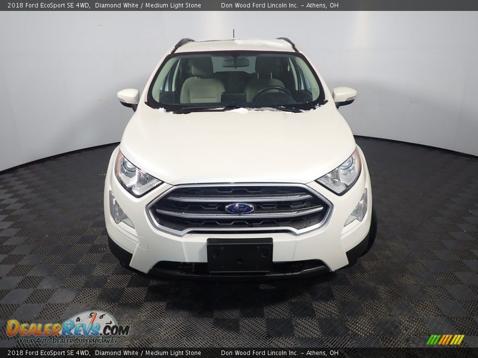 2018 Ford EcoSport SE 4WD Diamond White / Medium Light Stone Photo #7