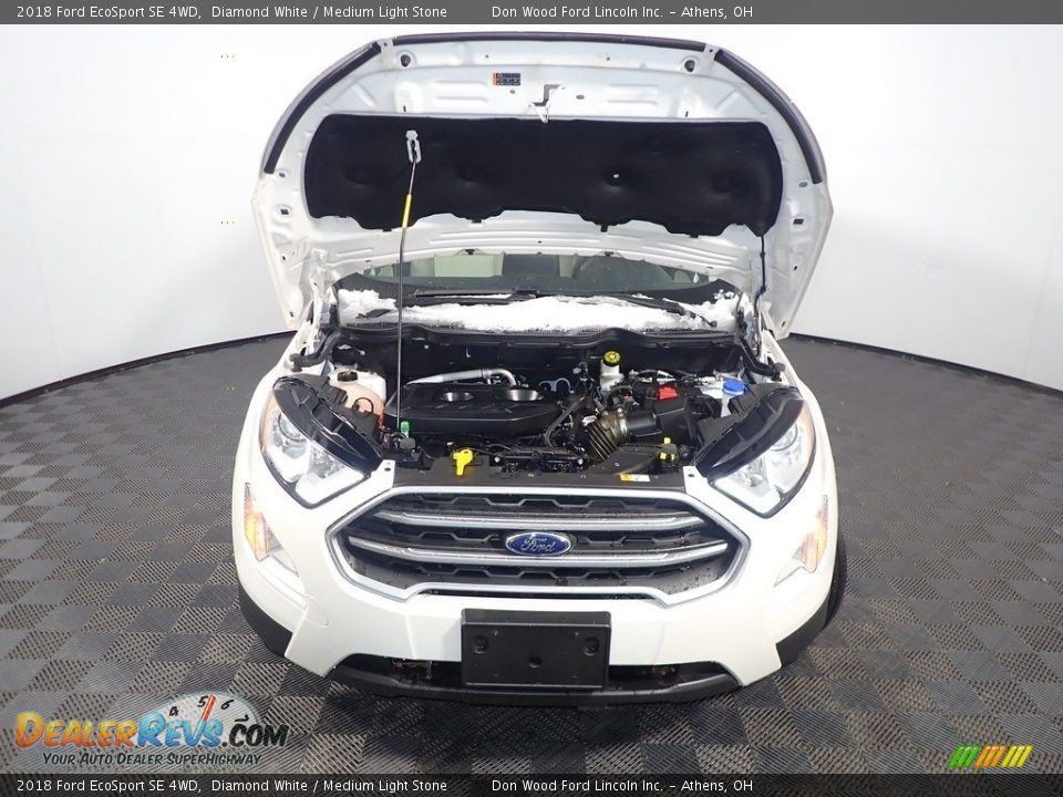 2018 Ford EcoSport SE 4WD Diamond White / Medium Light Stone Photo #8
