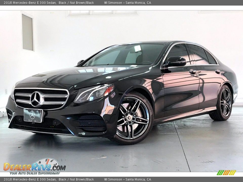 2018 Mercedes-Benz E 300 Sedan Black / Nut Brown/Black Photo #11