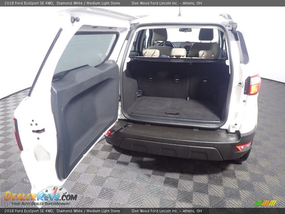 2018 Ford EcoSport SE 4WD Diamond White / Medium Light Stone Photo #16