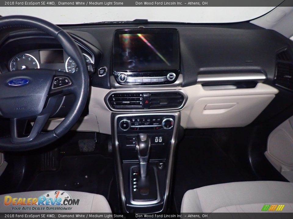 2018 Ford EcoSport SE 4WD Diamond White / Medium Light Stone Photo #27