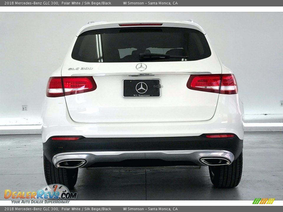 2018 Mercedes-Benz GLC 300 Polar White / Silk Beige/Black Photo #3