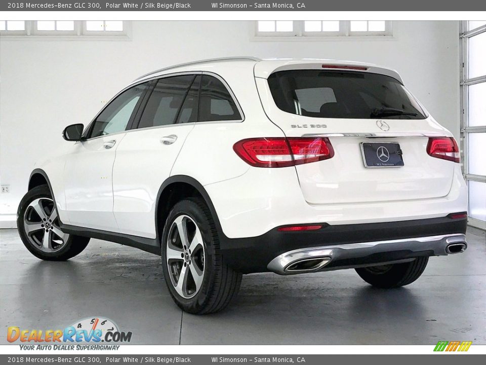 2018 Mercedes-Benz GLC 300 Polar White / Silk Beige/Black Photo #10