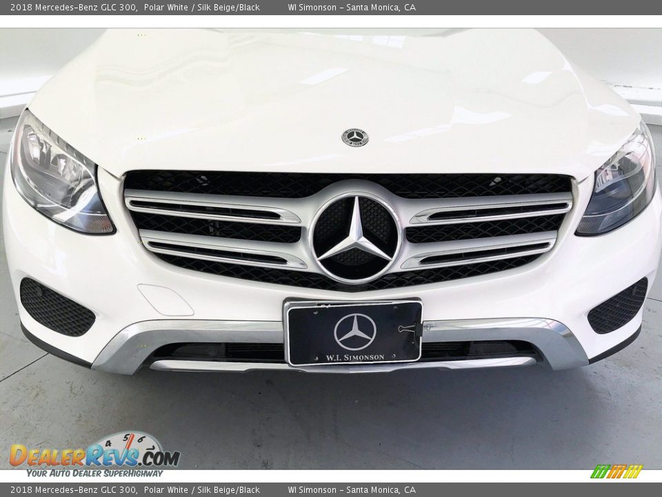 2018 Mercedes-Benz GLC 300 Polar White / Silk Beige/Black Photo #30