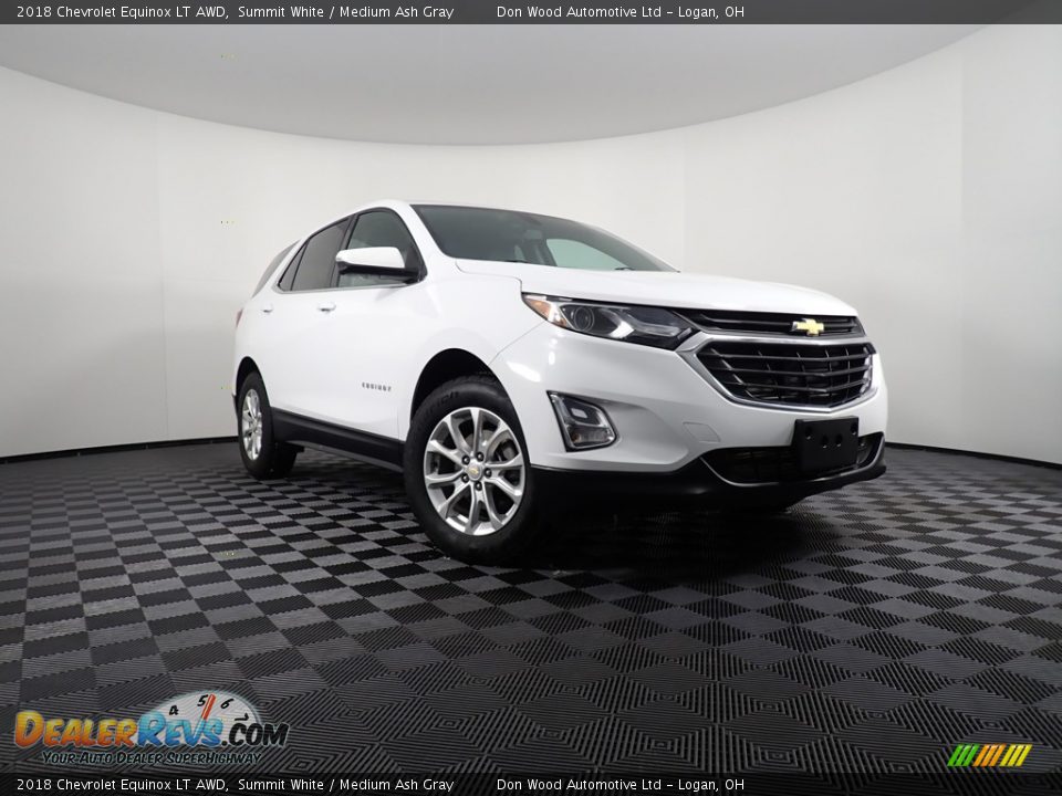 2018 Chevrolet Equinox LT AWD Summit White / Medium Ash Gray Photo #1