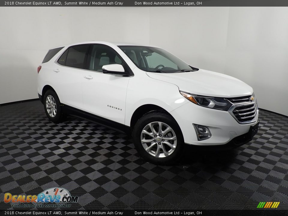 2018 Chevrolet Equinox LT AWD Summit White / Medium Ash Gray Photo #3