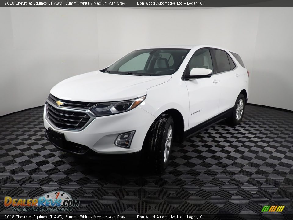 2018 Chevrolet Equinox LT AWD Summit White / Medium Ash Gray Photo #8