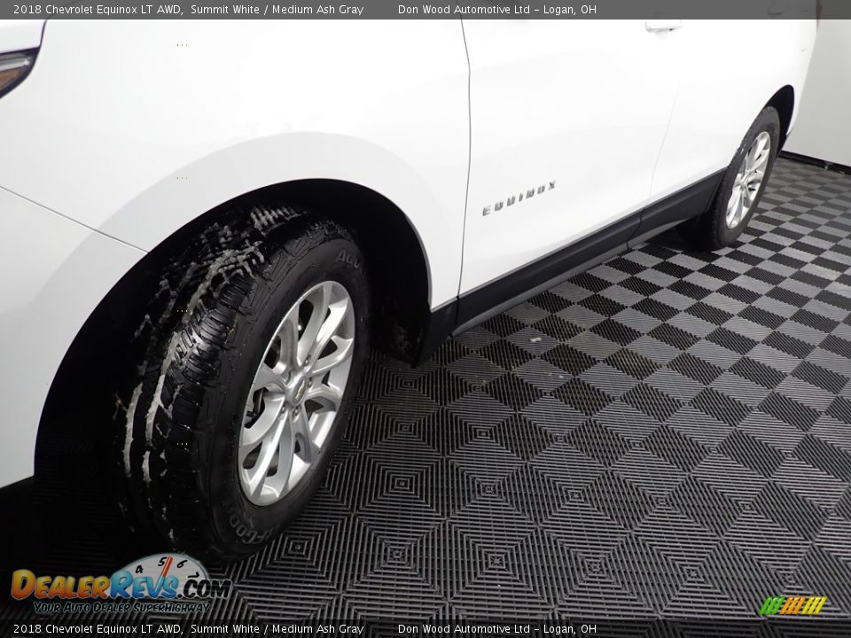 2018 Chevrolet Equinox LT AWD Summit White / Medium Ash Gray Photo #9