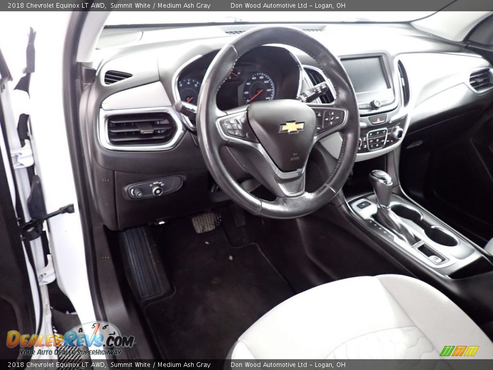 2018 Chevrolet Equinox LT AWD Summit White / Medium Ash Gray Photo #23