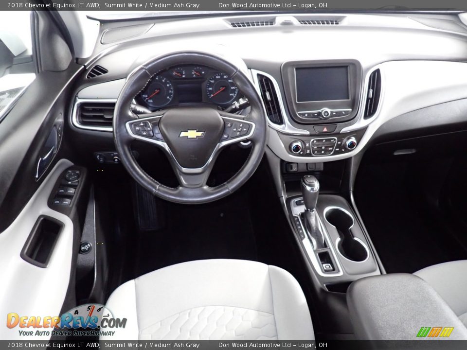 2018 Chevrolet Equinox LT AWD Summit White / Medium Ash Gray Photo #27