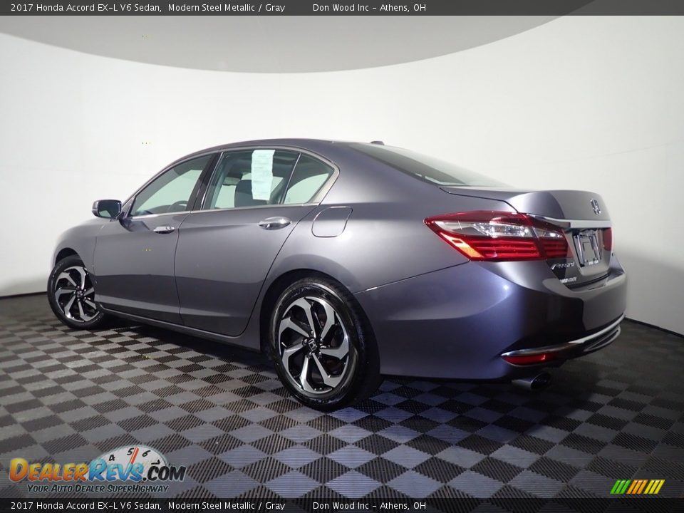 2017 Honda Accord EX-L V6 Sedan Modern Steel Metallic / Gray Photo #15