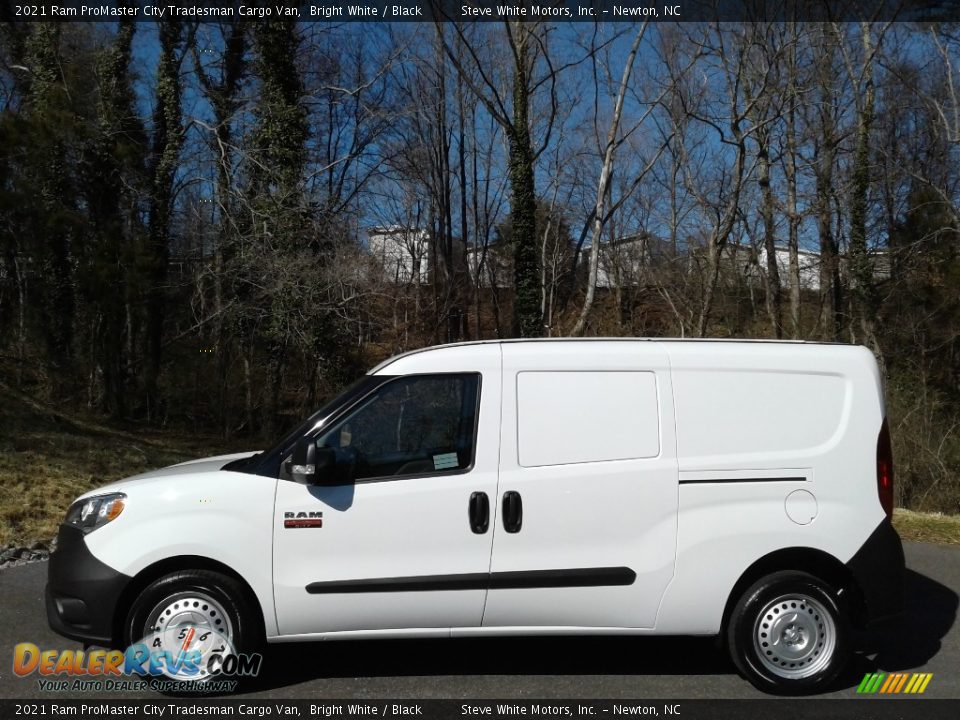 Bright White 2021 Ram ProMaster City Tradesman Cargo Van Photo #1