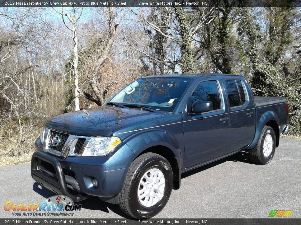 Arctic Blue Metallic 2019 Nissan Frontier SV Crew Cab 4x4 Photo #2