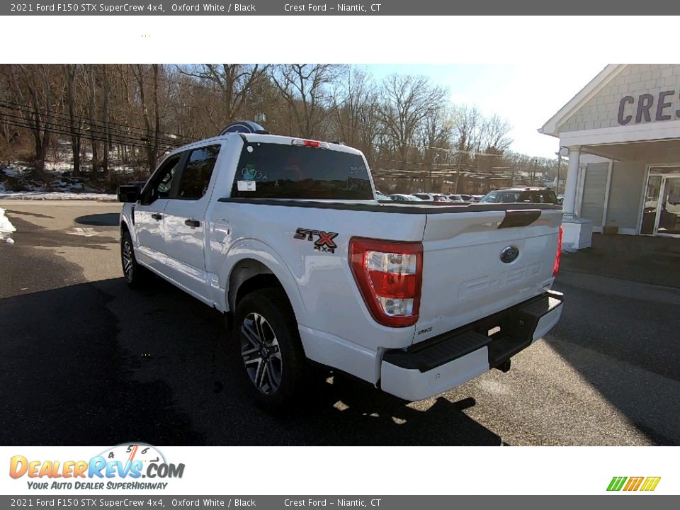 2021 Ford F150 STX SuperCrew 4x4 Oxford White / Black Photo #5