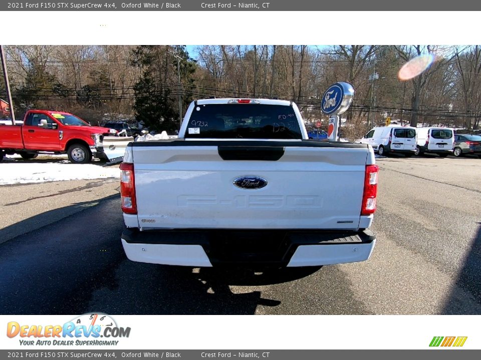 2021 Ford F150 STX SuperCrew 4x4 Oxford White / Black Photo #6