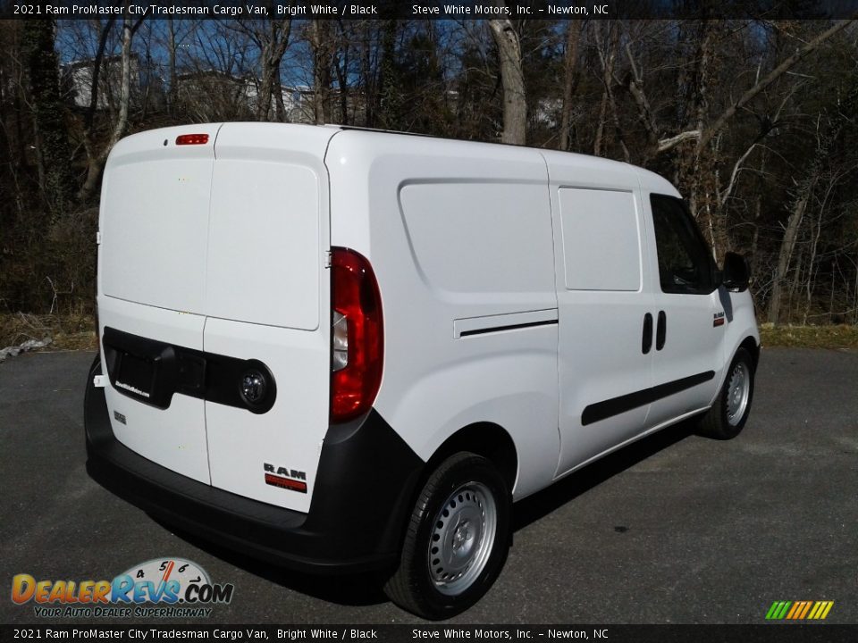 2021 Ram ProMaster City Tradesman Cargo Van Bright White / Black Photo #6