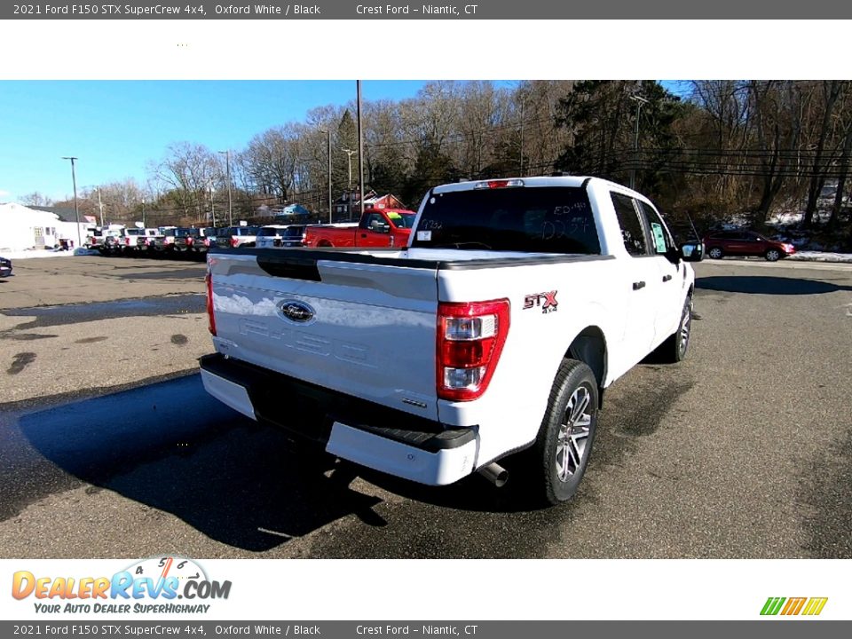 2021 Ford F150 STX SuperCrew 4x4 Oxford White / Black Photo #7