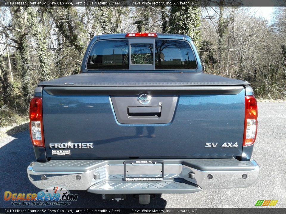 2019 Nissan Frontier SV Crew Cab 4x4 Arctic Blue Metallic / Steel Photo #7