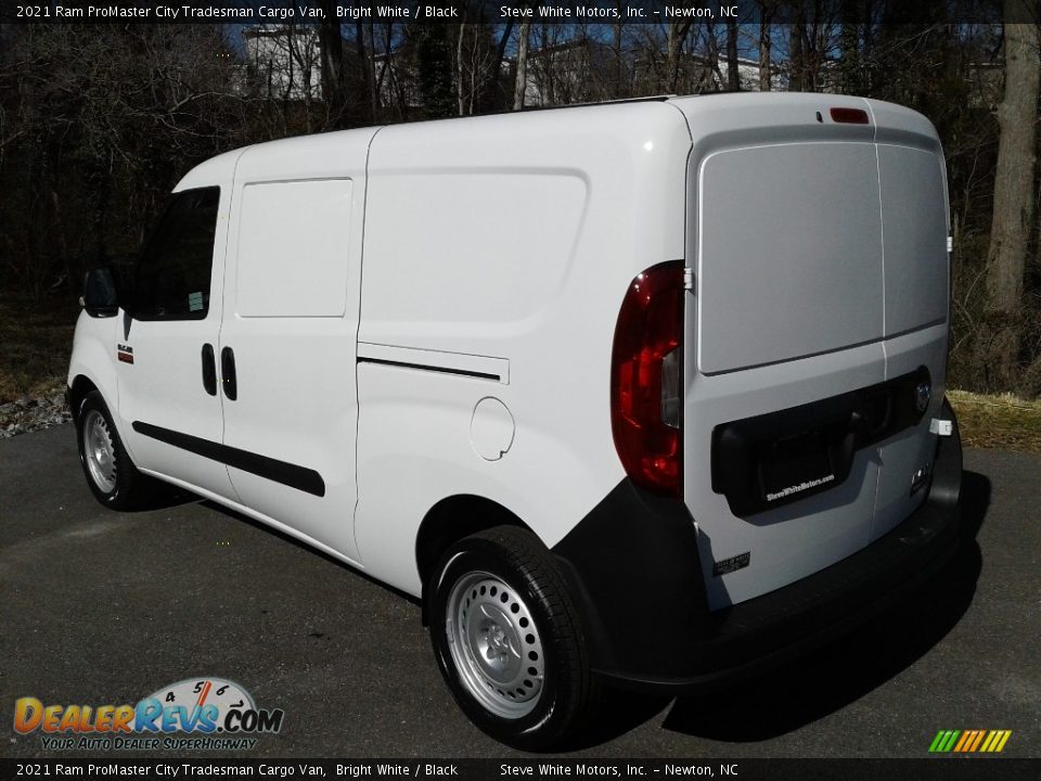 2021 Ram ProMaster City Tradesman Cargo Van Bright White / Black Photo #8